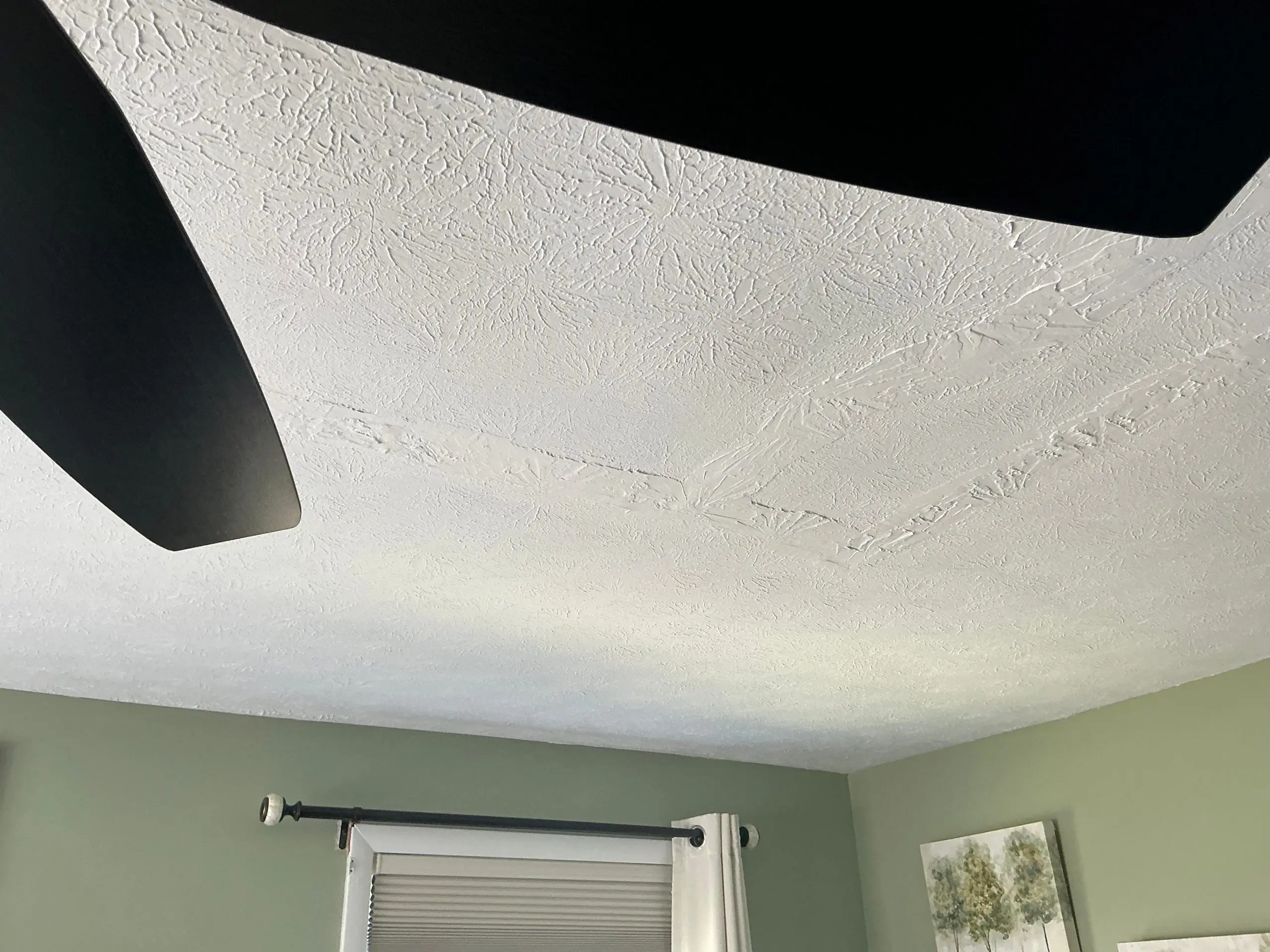 freshly painted ceiling with neutral walls in Buffalo home
