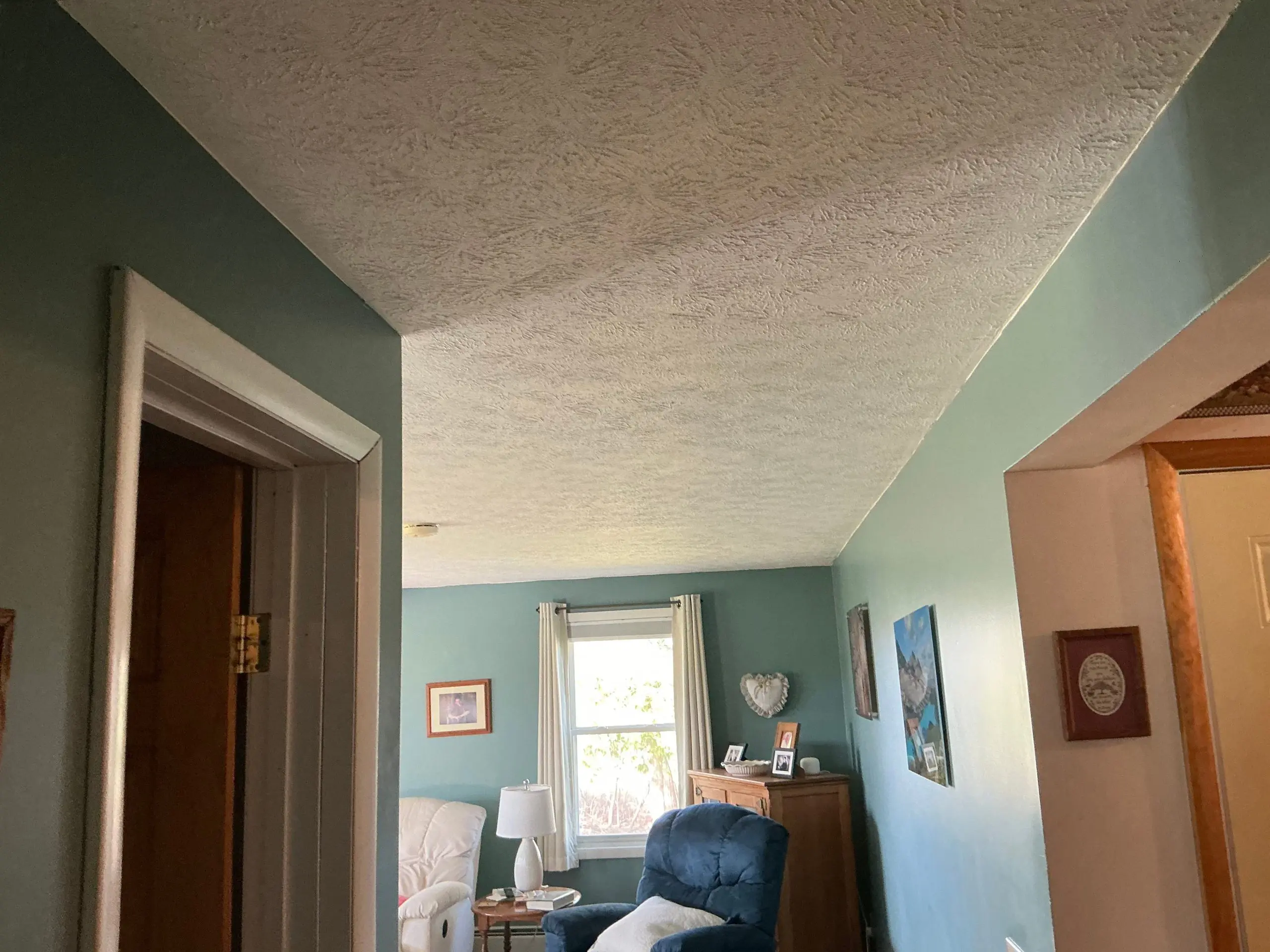 freshly painted living room with neutral walls in Buffalo home