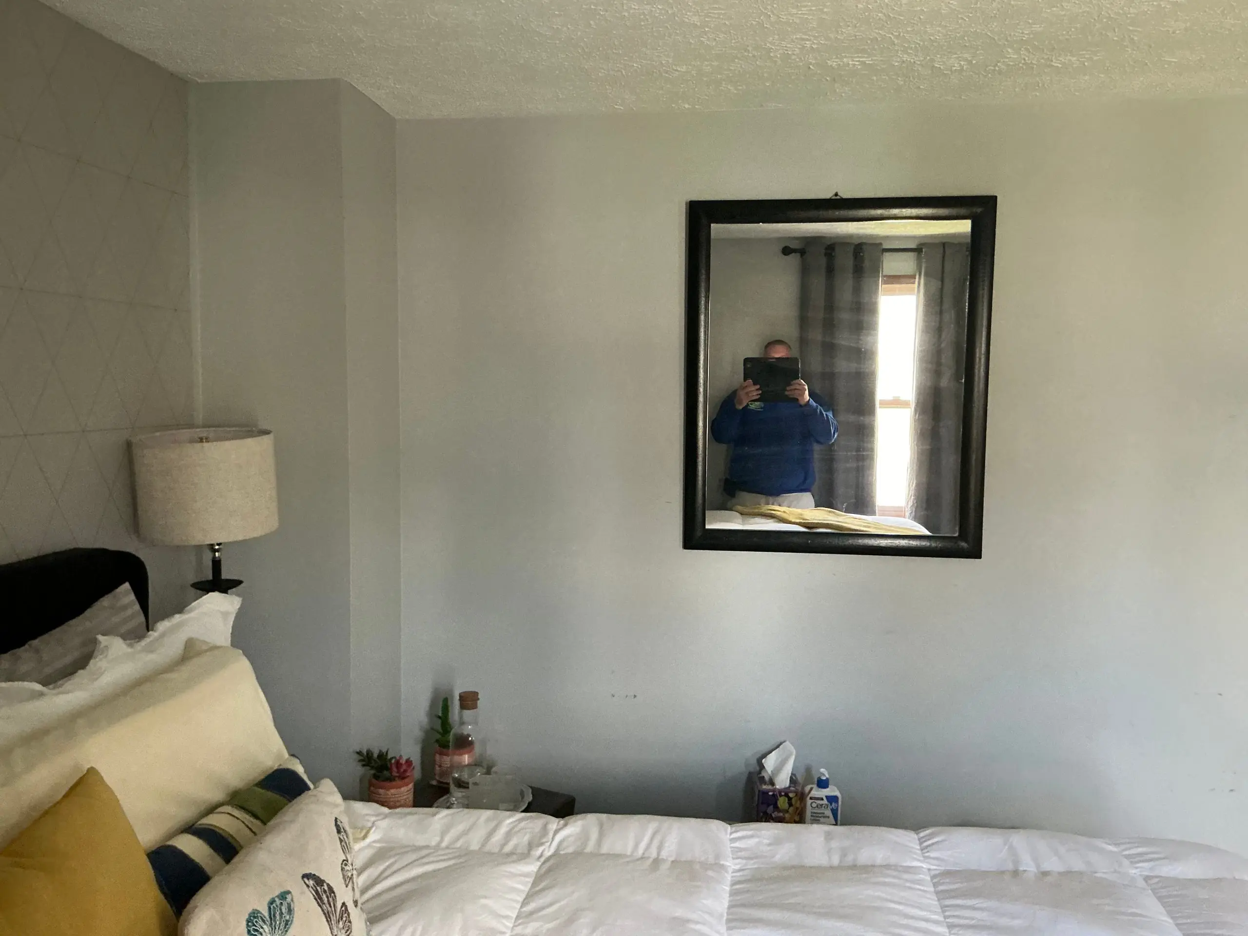 freshly painted living room with neutral walls in Buffalo home