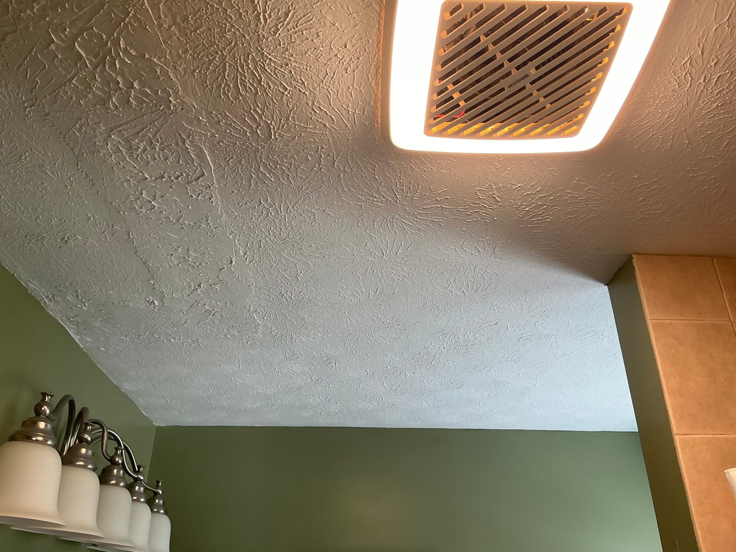 smooth ceiling finish during interior painting project in Buffalo