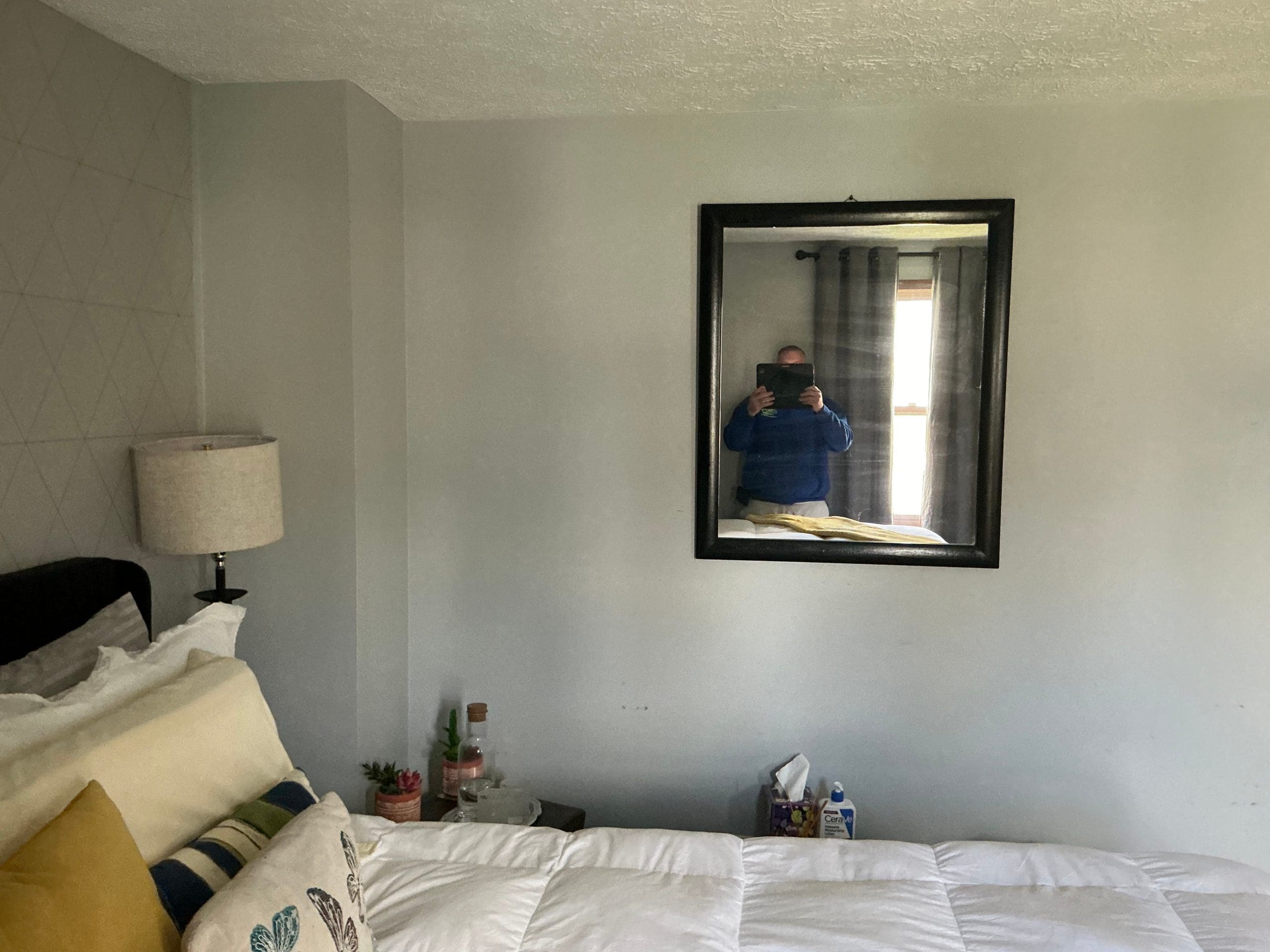 freshly painted living room with neutral walls in Buffalo home